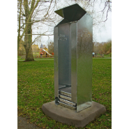 Conteneur à grills jetables galvanisé - volume 0,6 m³ - Hags_2