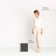 Built-in Bin -15 litres Brabantia - Poubelle encastrable pratique en acier brillant - Volume S (15 L)_2