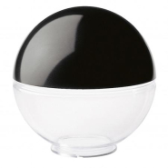 Globe opale Globos noir et blanc - boule en résine - diamètre 30 cm - IP43 - faible pollution lumineuse - transparent_2