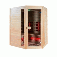 SAUNA ​​INFRAROUGE BOREAL® DIFFUSION 140C - 3-4 PLACES À SPECTRE COMPLET - ​140X140_2