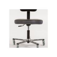 SF-160 - Tabouret ergonomique industriel Synetik Ergodesign - Cylindre 140 mm - Base acier_2