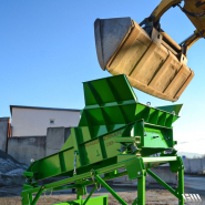 Crible stationnaire DB25 - pliable et transportable, rendement 7-25T/h, 580kg_2