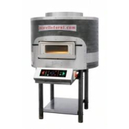Four électrique rotatif Morello Forni FRV100 - modèle standard - 6 pizzas de 30 cm - double système de chauffage indépendant_2