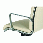 Fauteuil de direction cuir Dekora - Offisit. - cuir marron clair_2