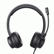 Trust HS-201 Casque Avec fil Arceau Bureau/Centre d'appels USB Type-A Noir_2