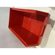 Bac divisible en polypropylène résistant aux chocs - poignée de préhension - 18 tailles et 4 coloris_2