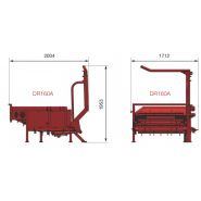 Dérouleuse pailleuse avec attelage 3 points