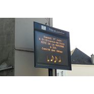 Elaris Premium - Journal lumineux Charvet Industries - Très grand angle de lecture 170° - Diodes haute luminosité - Programmation facile par Internet_2