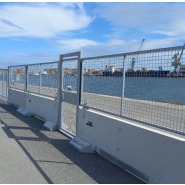 Palissade grillagée acier galvanisé_2