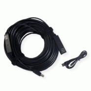 VALUE Prolongation active USB 2.0 avec Repeater, noir, 30 m_2
