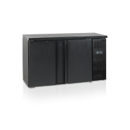 Arrière-bar 2 portes pleines - noir - intérieur inox - CBC210 - 277 litres - 230V / 250W - norme C.E._2