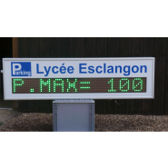 Système de gestion de parking composé d'un ou plusieurs afficheurs de 7 couleurs idéale pour les centres commerciaux, les entreprises, ...- MATPARK_2