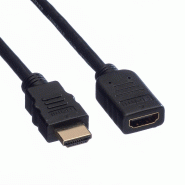 VALUE Câble HDMI High Speed avec Ethernet M/F, 1,5 m_2