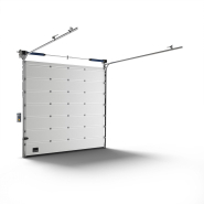 Porte sectionnelle industrielle isolée et éco-énergétique, conçue avec 82 mm d'isolant - ASSA ABLOY OH1082P_2