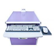 Tecnocar - chariot médical informatisé krz - dimensions 55 x 62 x 107 cm - écran tactile 19 pouces et tiroirs verrouillables_2