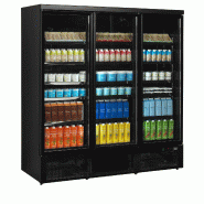 Vitrine réfrigérée noire Atom Maxi C3DBB - 3 portes  TEFCOLD_2