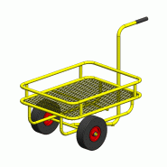 Chariot à fleurs robuste - Transport de plantes en jardinerie ou pépinière - Référence 871301 - Fabrication France_2