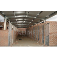 Hangar gamme EcoRapid - idéal pour écuries, boxes, manèges - Cualimetal_2