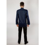 Veste de cuisine mixte - modèle Théoule - col mao - personnalisable - Made in France_2