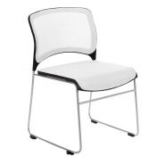 CH-S 1855 - Chaises empilables en maille - Dimensions : L 520 x P 560 x H 830 mm - Idéales pour conférences et espaces publics_2