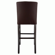 Chaise haute de restaurant Seville - MARRON_2