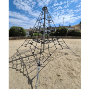 Filet tridimensionnel Metric 2,5 JPVRM25 - Structure en métal et corde anti-vandalisme_2