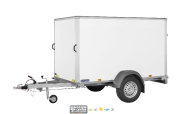 REMORQUE FOURGON BOIS SARIS - DV135 - 1 essieu roues extérieures - PTAC : 1350 Kg - 256 x 134 x H150 cm - Reference -K3 406 204 3500 2 HD E_2