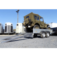 Remorque utilitaire freinée à 2 essieux - HA 2326 - Humbaur - Qualité supérieure et polyvalence_2