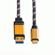 Roline gold câble usb 3.2 gen 1, a-c, m/m, retail blister, 1 m_2