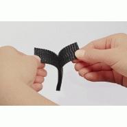 4 bandes auto-agrippantes noir SCOTCH - fixation extra forte - l.7.6 cm x L.25 mm_2
