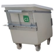 Bac chariot pour abattoir - 600 litres_2