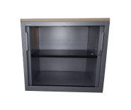 Crédence Steelcase d'occasion - Gris - Hauteur 0.73m, Largeur 0.80m, Profondeur 0.45m - Rangement dossiers_2