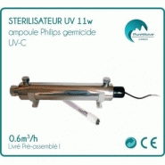 Stérilisateur UV 11W - Ampoule Philips - Kit complet avec réacteur inox et ballast 220V_2