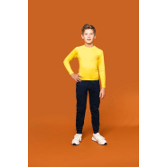 T-shirt double peau sport manches longues enfant - PROACT - Réf : PA006 - 88% polyester / 12% élasthanne - Tailles 6/8 à 12/14 ans_2
