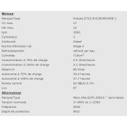 EPSR11-3TDE - 991011023 - Groupe électrogène industriel insonorisé - Europower - 3000tpm, 50Hz, moteur diesel Kubota 4 temps_2