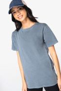 T-shirt écoresponsable délavé pour femme - 100% coton biologique - Réf: NS317_2