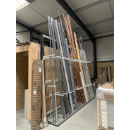 Rayonnage vertical pour le stockage simple et rapide des charges longues disponible en simple ou double face_2