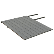 Vidaxl panneaux de terrasse et accessoires wpc marron/gris 16 m² 2,2 m 3070464_2