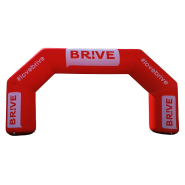 Arche gonflable ventilée publicitaire personnalisable - Forme polygolane - Taille standard intérieure 5,4x2,7xØ1,3m_2