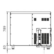 Machine à glace en grains EF 124 AS - Scotsman Scodif - 120 kg/24h - Stockage 40 kg - Finition inox_2