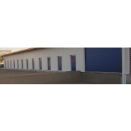 Hangar de stockage avec structure modulaire adaptable à une ou à deux pentes, jusqu'à 24 mètres de largeur et 9,20 mètres de hauteur - ECORAPID