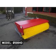 Balayeuse couvercle ouvert renforcée - Attec - moteur et système d'entraînement intégrés pour usage intensif_2