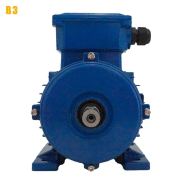 Moteur électrique triphasé Cemer MS 230/400V - 4 kW - 1500 tr/min - Bride B3 - Aluminium IP55_2