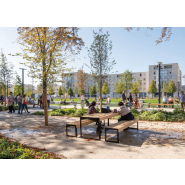 Banc élégant, durable et intemporel - PROMENADES - Husson international_2