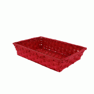 Corbeille bambou rouge Vieto 33x23 -_2