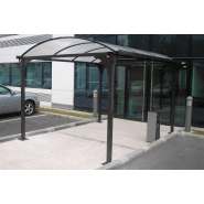 Passage couvert à toit arrondi - Série AT - Transmission de lumière 100% - Sur mesure_2