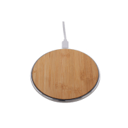 Chargeur rapide sans fil 15W - boîtier aluminium recyclé et bambou - câble USB inclus_2