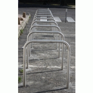 Arceau vélos Andria - mobilier inox durable - hauteur 1000mm - fixation par scellement ou platine_2