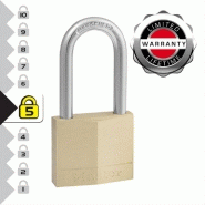 Cadenas à clé MASTER LOCK - laiton massif 40 mm - anse acier cémenté 6 mm - usage intérieur/extérieur_2