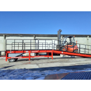 Rampe de quai mobile AZ RAMP FORMATION 2020 - Spécialement conçue pour centres de formation cariste, CACES RECO R.489 et ED6059_2